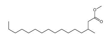 methyl 3-methylhexadecanoate Structure