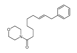1-morpholin-4-yl-9-phenylnon-7-en-1-one Structure