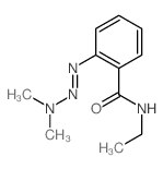 Benzamide, 2-(3,3-dimethyl-1-triazenyl)-N-ethyl-结构式