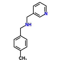 (4-METHYL-BENZYL)-PYRIDIN-3-YLMETHYL-AMINE structure