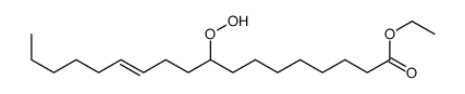 ethyl 9-hydroperoxyoctadec-12-enoate Structure