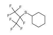 Heptafluorisopropylcyclohexylsulfid Structure