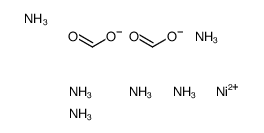 hexaamminenickel(2+) diformate Structure