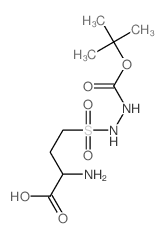 2-amino-4-[(tert-butoxycarbonylamino)sulfamoyl]butanoic acid Structure