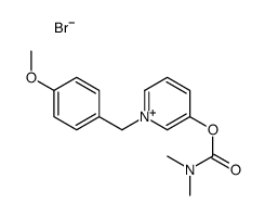 [1-[(4-methoxyphenyl)methyl]pyridin-1-ium-3-yl] N,N-dimethylcarbamate,bromide结构式