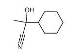 2-cyclohexyl-2-hydroxypropanenitrile结构式