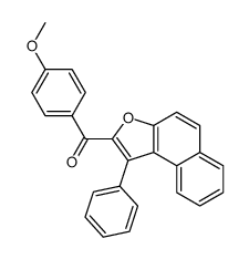 (4-methoxyphenyl)-(1-phenylbenzo[e][1]benzofuran-2-yl)methanone Structure