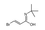 3-bromo-N-tert-butylprop-2-enamide结构式