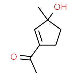 Ethanone, 1-(3-hydroxy-3-methyl-1-cyclopenten-1-yl)- (9CI)结构式