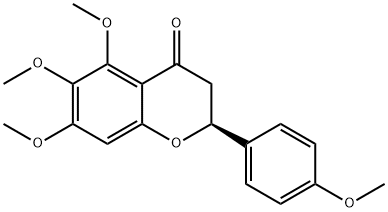 5,6,7,4'-Tetramethoxyflavanone structure