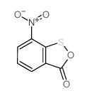 3H-2,1-Benzoxathiol-3-one,7-nitro- structure