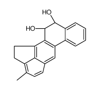 (11S,12R)-3-methyl-1,2,11,12-tetrahydrobenzo[j]aceanthrylene-11,12-diol结构式