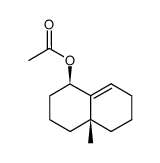 cis-4a-methyl-1,2,3,4,4a,5,6,7-octahydronaphthalen-1-yl acetate结构式