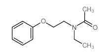 N-ethyl-N-(2-phenoxyethyl)acetamide structure