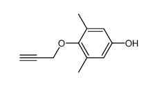 Phenol, 3,5-dimethyl-4-(2-propynyloxy)- (9CI) structure