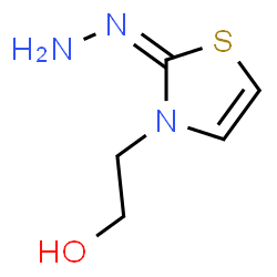 2(3H)-Thiazolone,3-(2-hydroxyethyl)-,hydrazone(9CI) Structure