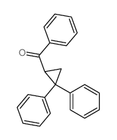 (2,2-diphenylcyclopropyl)-phenyl-methanone Structure