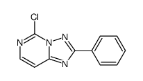 5-chloro-2-phenyl-s-triazolo<1,5-c>pyrimidine结构式