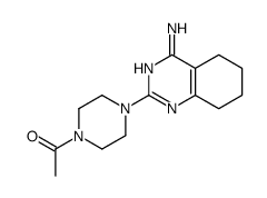 1-[4-(4-amino-5,6,7,8-tetrahydroquinazolin-2-yl)piperazin-1-yl]ethanone Structure