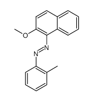 1-(2-methylphenylazo)-2-methoxynaphthalene Structure