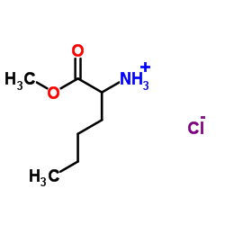 1-Methoxy-1-oxo-2-hexanaminium chloride Structure