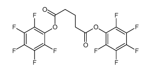 bis(2,3,4,5,6-pentafluorophenyl) pentanedioate Structure
