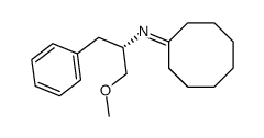 (S)-N-(1-methoxy-3-phenylpropan-2-yl)cyclooctanimine Structure