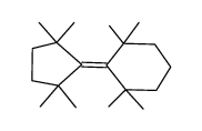 1,1,3,3-Tetramethyl-2-(2,2,5,5-tetramethylcyclopentyliden)cyclohexan结构式