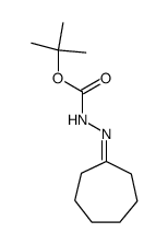 cycloheptanone N-Boc-hydrazone结构式