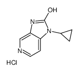 1-cyclopropyl-1H-imidazo[4,5-c]pyridin-2(3H)-one hydrochloride结构式