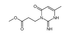 1(6H)-Pyrimidinepropionicacid,2-amino-4-methyl-6-oxo-,methylester(8CI) structure