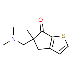 6H-Cyclopenta[b]thiophen-6-one,5-[(dimethylamino)methyl]-4,5-dihydro-5-methyl-(9CI) picture