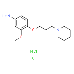 3-METHOXY-4-(3-PIPERIDIN-1-YLPROPOXY)ANILINE结构式