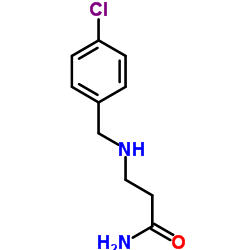 N3-(4-Chlorobenzyl)-β-alaninamide Structure
