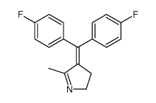 4-[bis(4-fluorophenyl)methylidene]-5-methyl-2,3-dihydropyrrole结构式