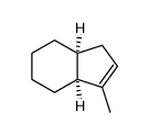 cis-3-methyl-3a,4,5,6,7,7a-hexahydro-1H-indene结构式