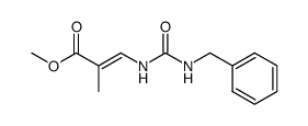 methyl (E)-3-(3-benzylureido)-2-methylacrylate结构式