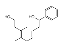 6,7-dimethyl-1-phenylnona-3,6-diene-1,9-diol结构式