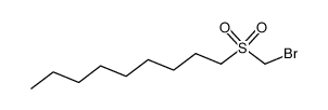 1-(Brommethylsulfonyl)nonan Structure