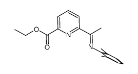 ethyl 6-[1-((2,6-dimethylphenyl)imino)ethyl]pyridine-2-carboxylate结构式