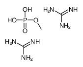 methyl dihydrogen phosphate, compound with guanidine (1:2) Structure