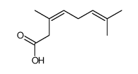 3,7-dimethylocta-3,6-dienoic acid structure