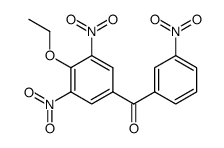 4-ethoxy-3,5,3'-trinitro-benzophenone结构式