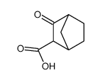 2-Norcamphanecarboxylic acid,3-oxo- (4CI) structure