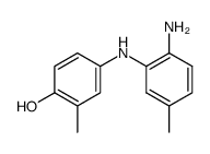4-(2-Amino-5-methyl-anilino)-2-methyl-phenol Structure