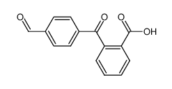 2-(4-formyl-benzoyl)-benzoic acid Structure