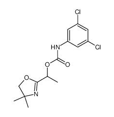 (3,5-Dichloro-phenyl)-carbamic acid 1-(4,4-dimethyl-4,5-dihydro-oxazol-2-yl)-ethyl ester Structure