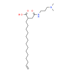 3-CARBOXY-W-HEPTADECENAMIDOPROPYL DIMETHYLAMINE Structure