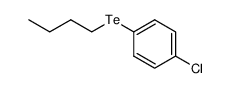 1-butyltellanyl-4-chlorobenzene Structure