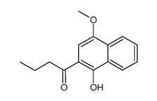 1-(1-hydroxy-4-methoxy-[2]naphthyl)-butan-1-one Structure